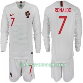 Portugal Dres RONALDO 7 Dječji Gostujući Svjetsko prvenstvo 2018 Dugim Rukavima